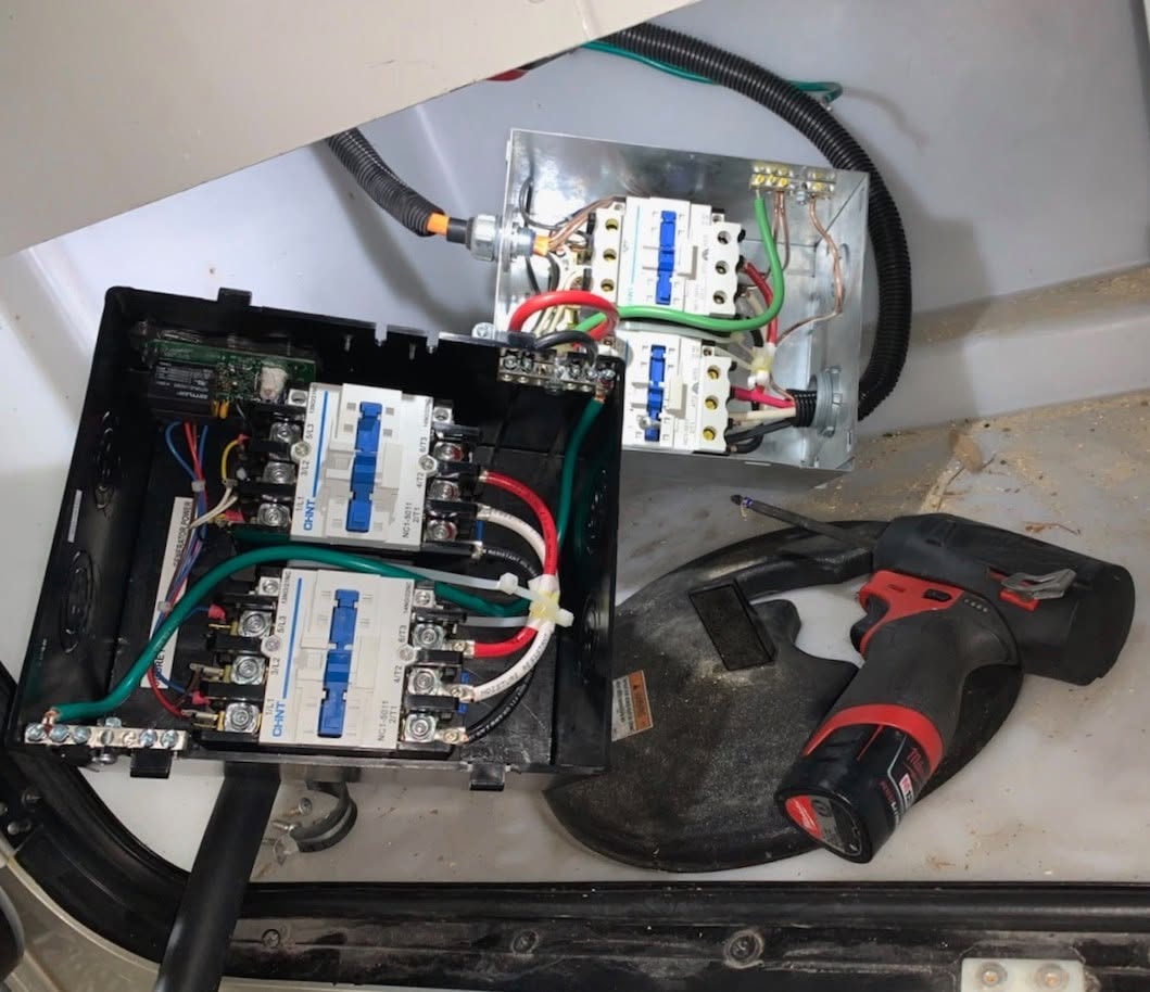 RV repair work in progress